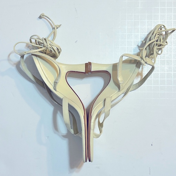 NWOT A’mmonde Atelier Aza 100 Wedge in Ivory, size 6.5 - Picture 3 of 7